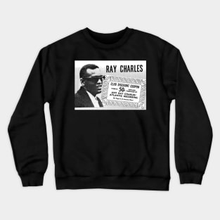 Ray Charles 1966 Record Club Coupon Crewneck Sweatshirt